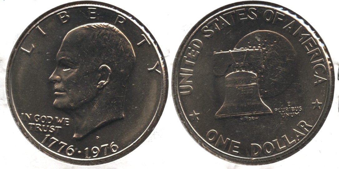 1976-D Type 1 Eisenhower Dollar Mint State