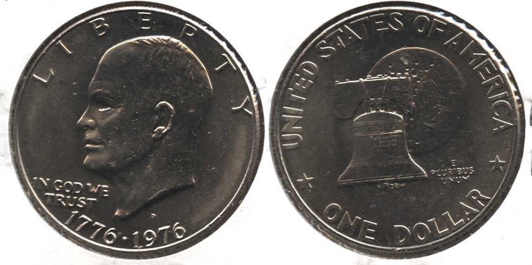 1976-D Type 1 Eisenhower Dollar Mint State