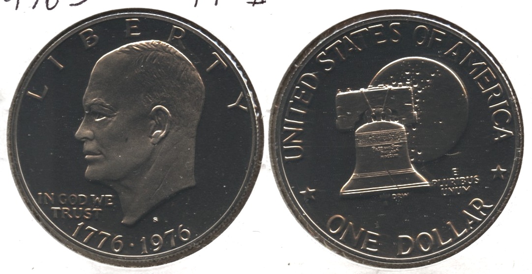 1976-S Type 2 Eisenhower Dollar Clad Proof
