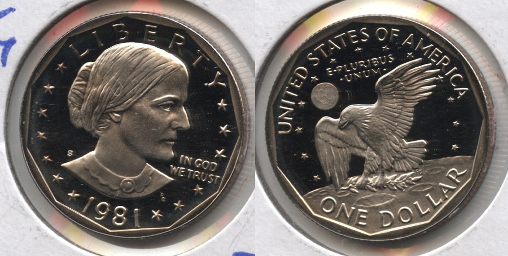 1981-S Type 2 Anthony Dollar Proof