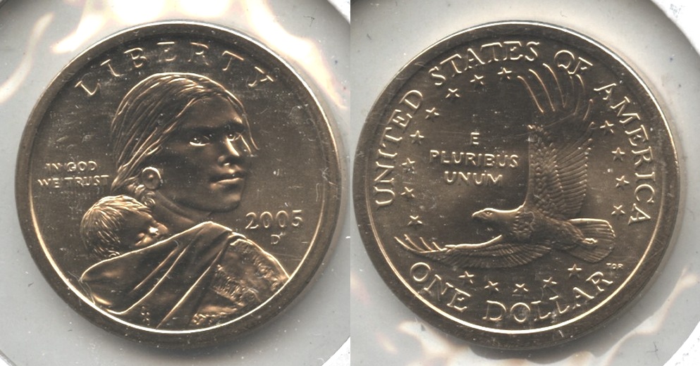 2005-D Sacagawea Dollar Mint Set Satin Finish