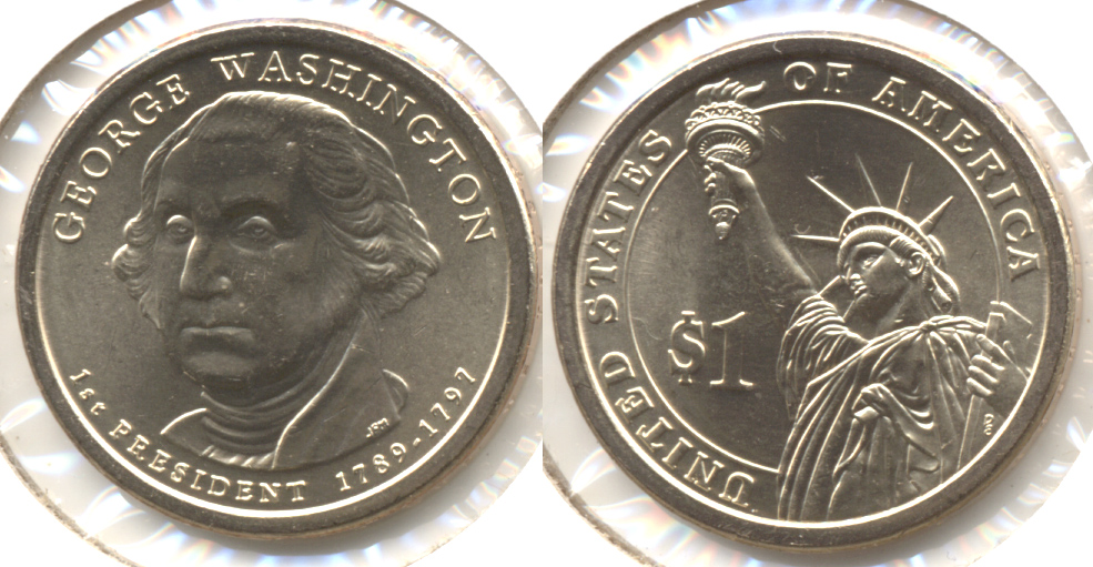 2007 George Washington Presidential Dollar Mint State