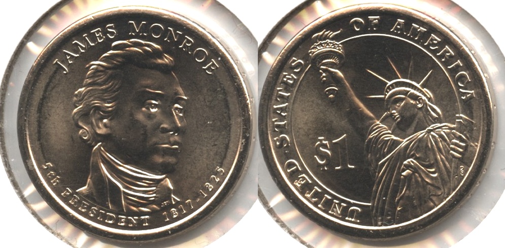 2008 James Monroe Presidential Dollar Mint State