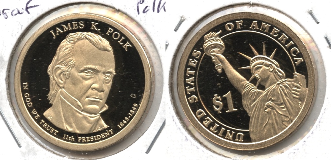 2009-S James K. Polk Presidential Dollar Proof