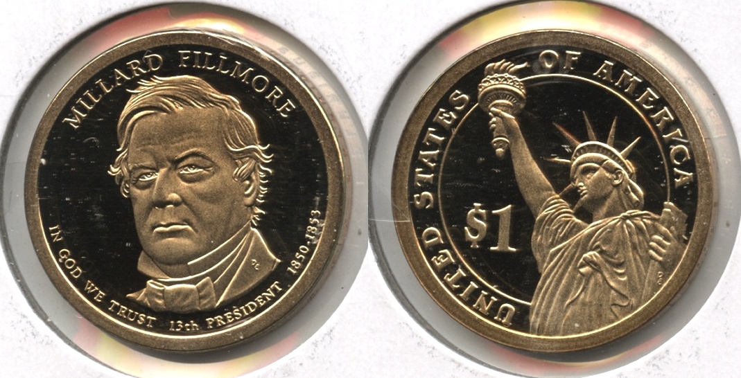 2010-S Millard Fillmore Presidential Dollar Proof