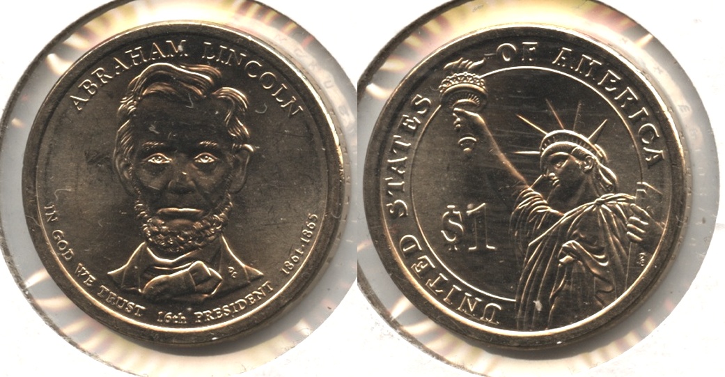 2010 Abraham Lincoln Presidential Dollar Mint State