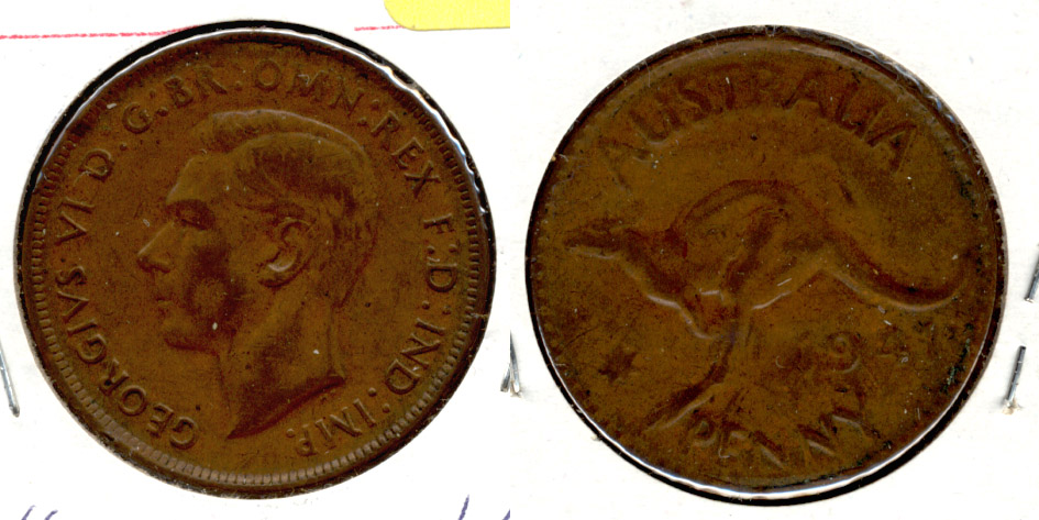 1941 Australia 1 Penny VF-20