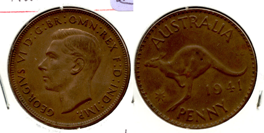 1941 Australia 1 Penny VF-30