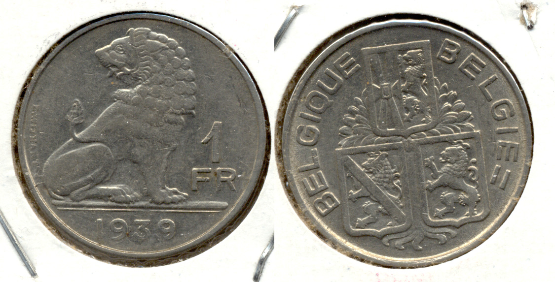 1939 Belgium 1 Frank EF-40