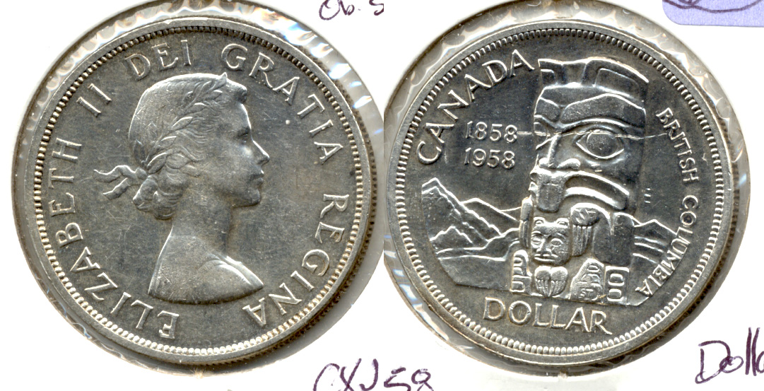 1958 Canada 1 Dollar MS-60