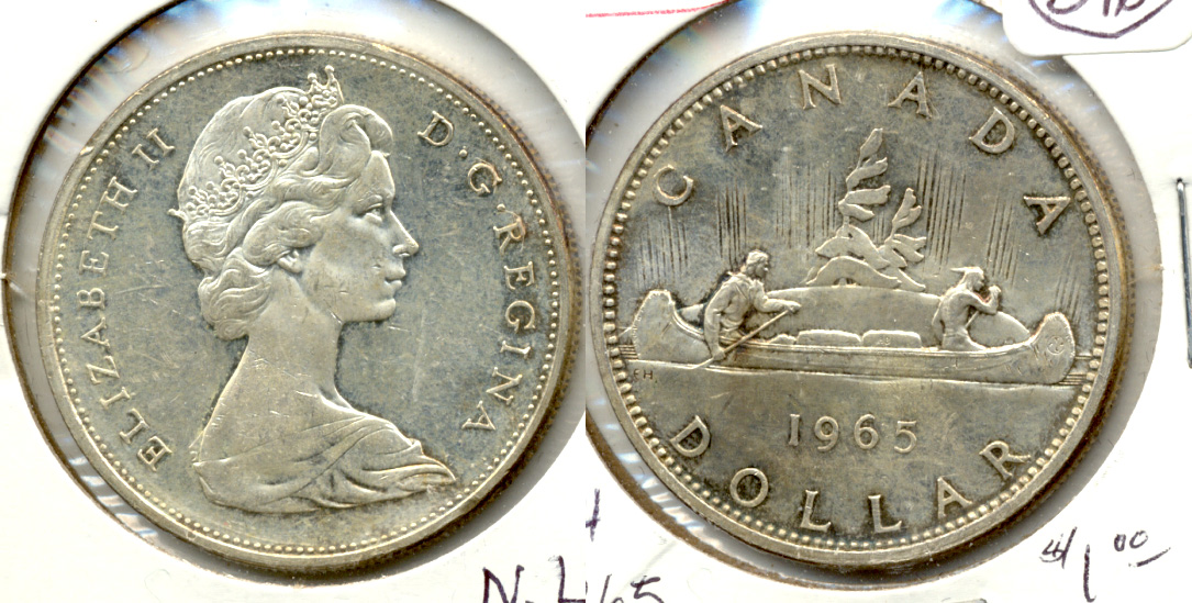 1965 Canada 1 Dollar EF-40