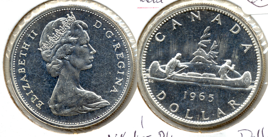 Canada 1965 1 Dollar Variety 1 Prooflike