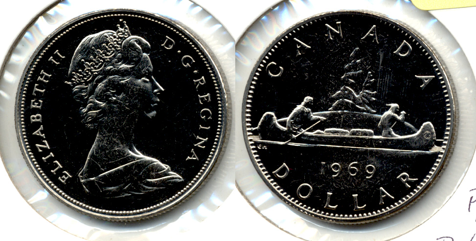 1969 Canada 1 Dollar Prooflike