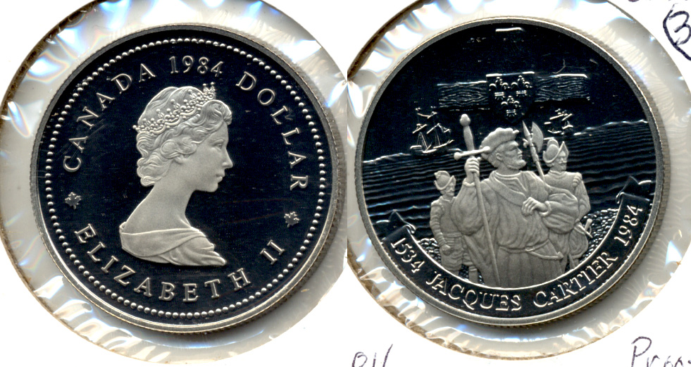 1984 Cartier Canada 1 Dollar Proof