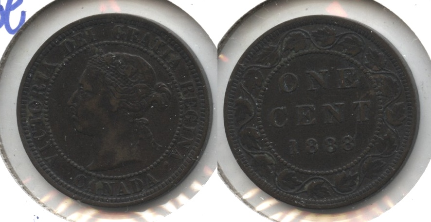 1888 Canada 1 Cent EF-40