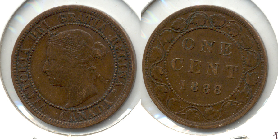 1888 Canada 1 Cent Fine-12
