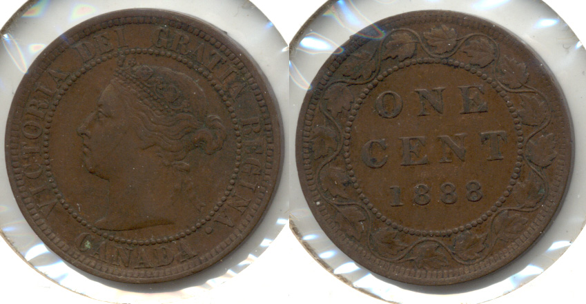 1888 Canada 1 Cent VF-20