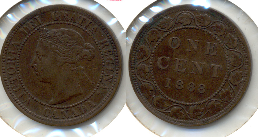 1888 Canada 1 Cent VF-20 a