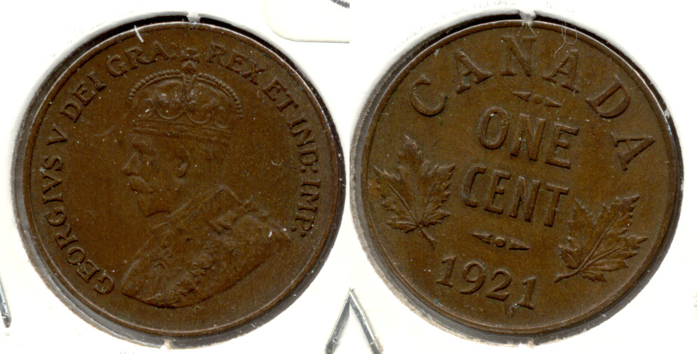 1921 Canada 1 Cent EF-40