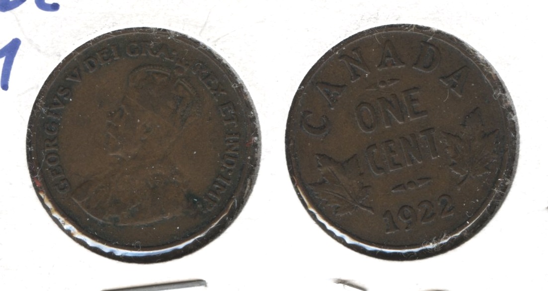 1922 Canada 1 Cent Fine-12
