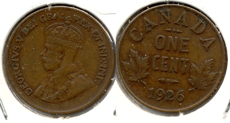 1926 Canada 1 Cent Fine-12
