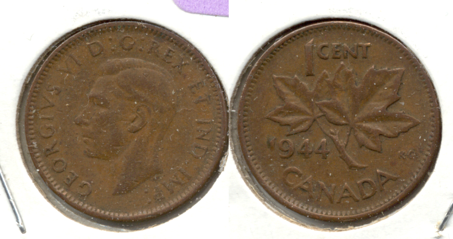 1944 Canada 1 Cent Fine-12