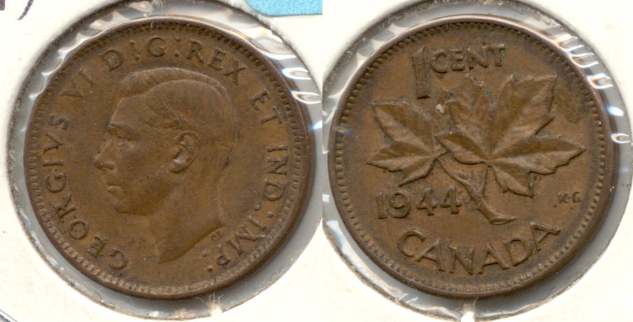 1944 Canada 1 Cent VF-20