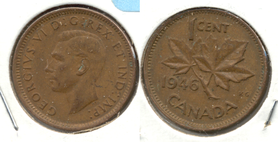 1946 Canada 1 Cent VF-20