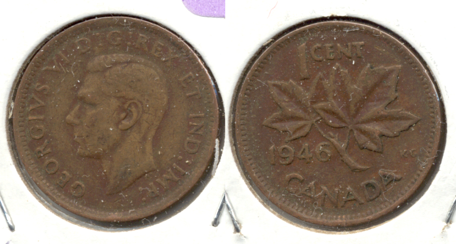 1946 Canada 1 Cent VG-8