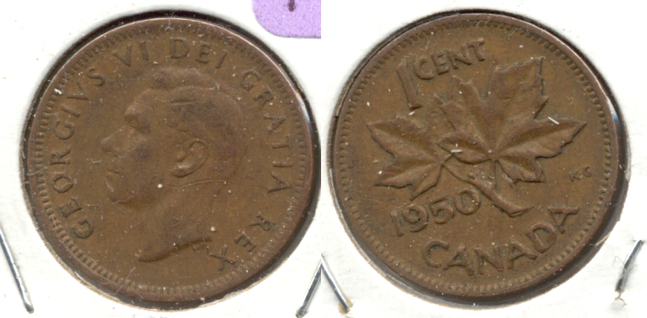 1950 Canada 1 Cent Fine-12