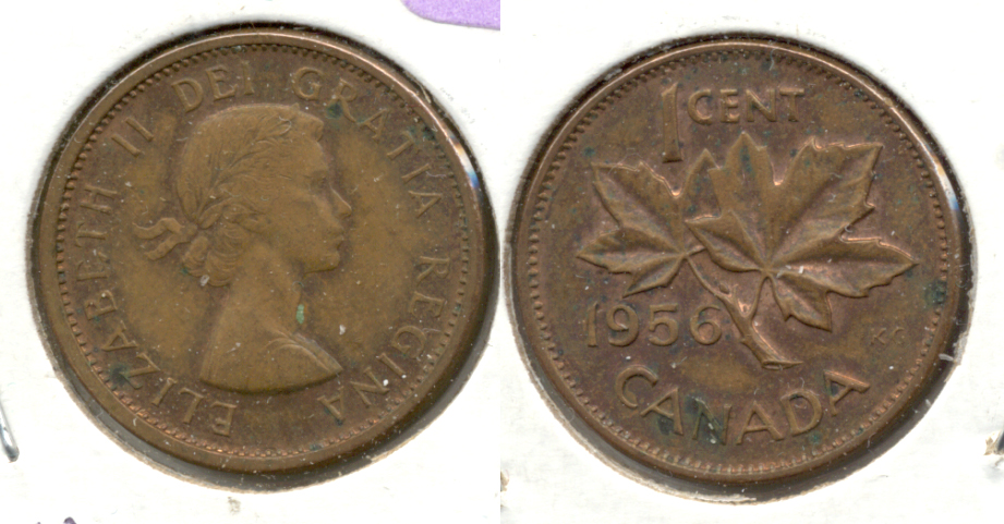 1956 Canada 1 Cent EF-40