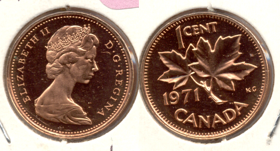 1971 Canada 1 Cent Prooflike