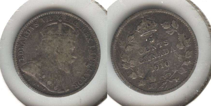 1910 Canada 5 Cents VG-8