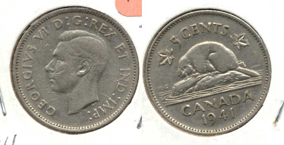 1941 Canada Nickel Fine-12