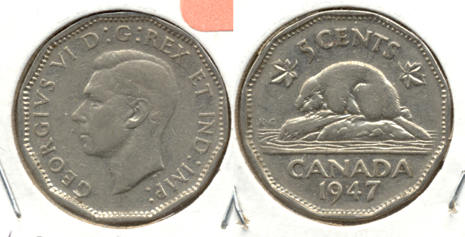 1947 Canada Nickel VG-8