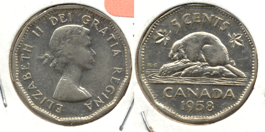 1958 Canada Nickel VF-20