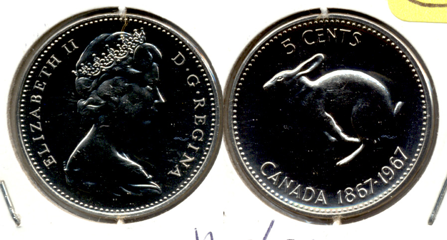 1967 Canada Nickel Prooflike