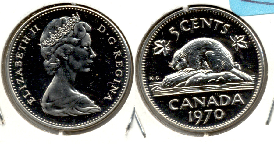 1970 Canada Nickel Prooflike