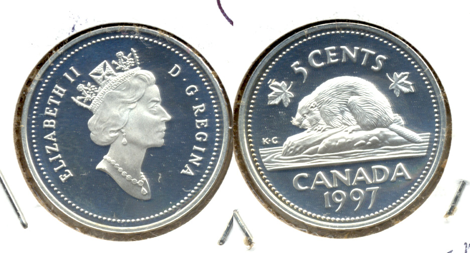 1997 Silver Canada Nickel Proof
