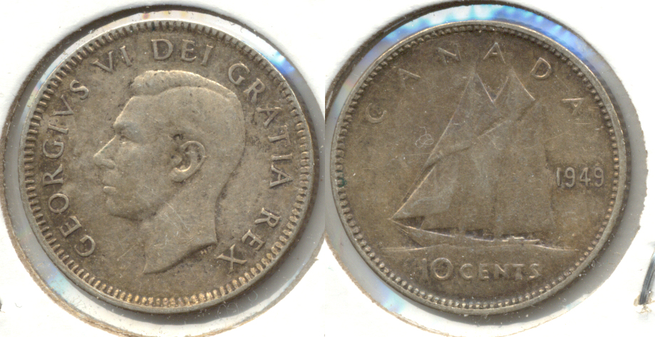 1949 Canada Dime VF-20