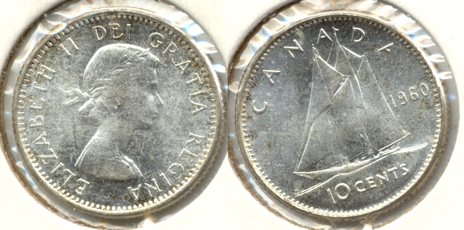 1960 Canada Dime MS