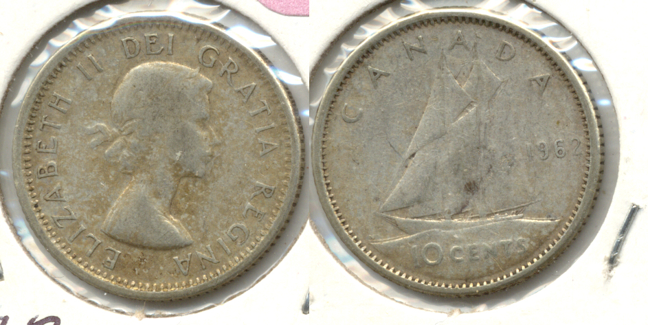 1962 Canada Dime Fine-12