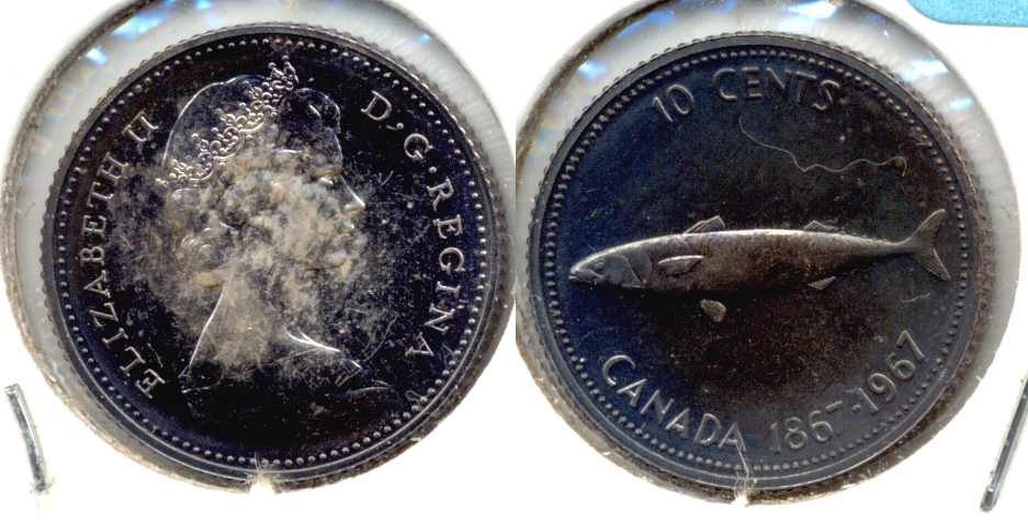 1967 Canada Dime Proof