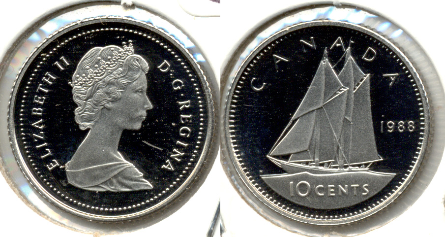 1988 Canada Dime Proof