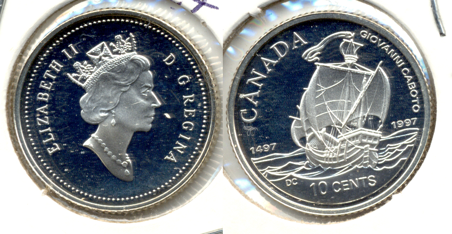 1997 Cabot Canada Dime Proof