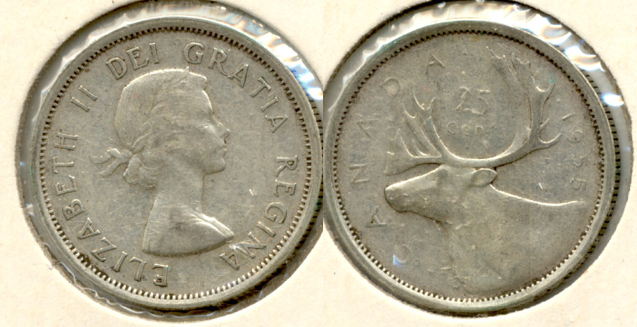 1955 Canada Quarter VG-8