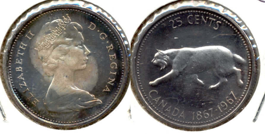 1967 Canada Quarter Proof