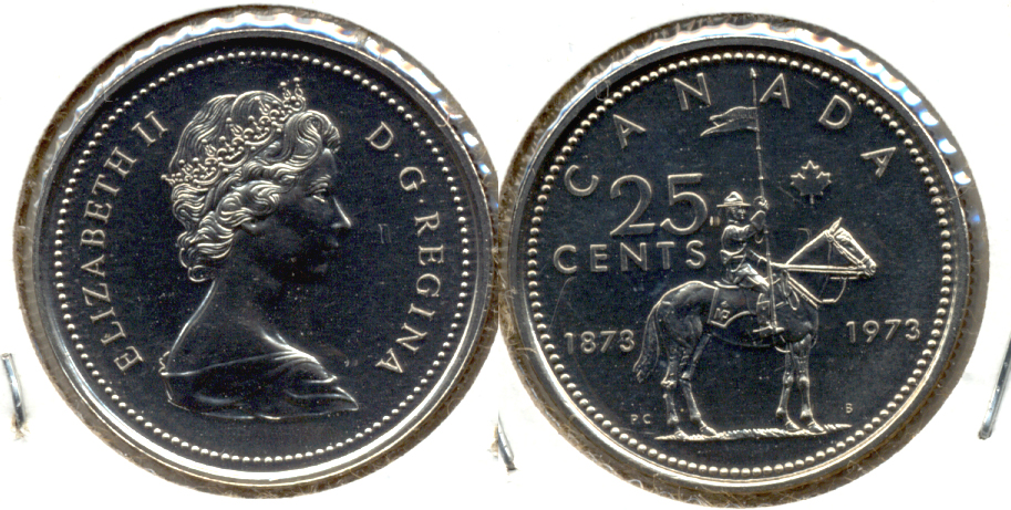 1973 Canada Quarter Prooflike