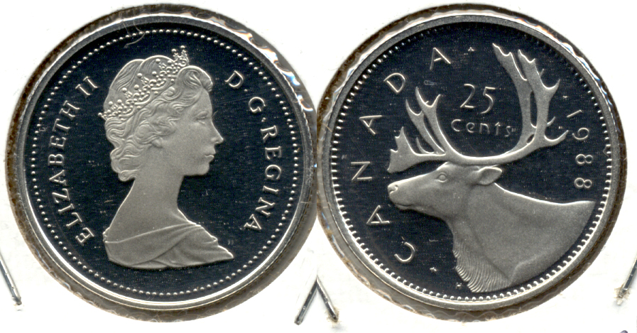 1988 Canada Quarter Proof