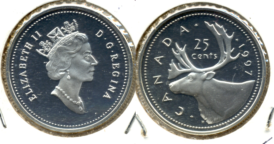 1997 Canada Quarter Proof